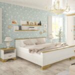 Κομοδίνο Jaden pakoworld golden oak-λευκό antique 49x41x47εκ - Image 2