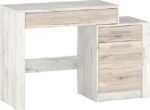 Τουαλέτα-καθρέπτης Neruda pakoworld λευκό antique-oak 114,5x39,5x76εκ - Image 3