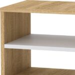 Κομοδίνο Mason pakoworld sonoma-λευκό 40x32x40εκ - Image 2