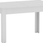 Τραπέζι Quiin pakoworld επεκτεινόμενο λευκό 120-164x70x73.5εκ