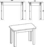 Τραπέζι Celeste pakoworld sonoma 100x60x73.5εκ - Image 3
