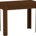 Τραπέζι Celeste pakoworld καρυδί 100x60x73.5εκ