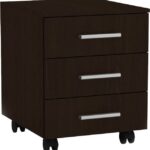 Συρταριέρα τροχήλατη Luke pakoworld wenge 40x48.5x53.5εκ