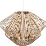 Φωτιστικό οροφής μονόφωτο PWL-1102 pakoworld Ε27 μπεζ Φ44x31εκ