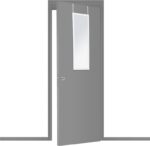 Καθρέπτης πόρτας PWD-0111 pakoworld polyresin-λευκό 34x1.7x94εκ - Image 2