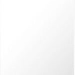 Καθρέπτης πόρτας PWD-0111 pakoworld polyresin-λευκό 34x1.7x94εκ