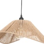 Φωτιστικό οροφής μονόφωτο PWL-1212 pakoworld Ε27 40W μπεζ 45x40x17εκ