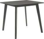 Tραπεζαρία Benson - Orlean pakoworld σετ 5τμχ rustic grey - ύφασμα γκρι 80x80x75εκ - Image 3