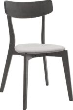 Tραπεζαρία Benson - Toto pakoworld σετ 7τμχ rustic grey - ύφασμα γκρι 150x90x75εκ - Image 4