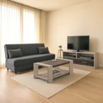 Φοιτητικό πακέτο επίπλων σαλονιού New Living pakoworld σετ 3 τμχ