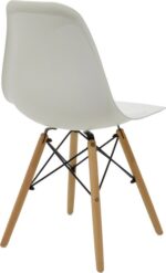 Τραπεζαρία Julita-Balou pakoworld σετ 5τεμ pp-mdf λευκo Φ100x73εκ - Image 3