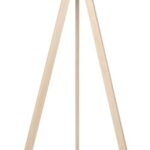 Φωτιστικό δαπέδου PWL-1060 pakoworld Ε27 φυσικό-μόκα Φ38x140εκ