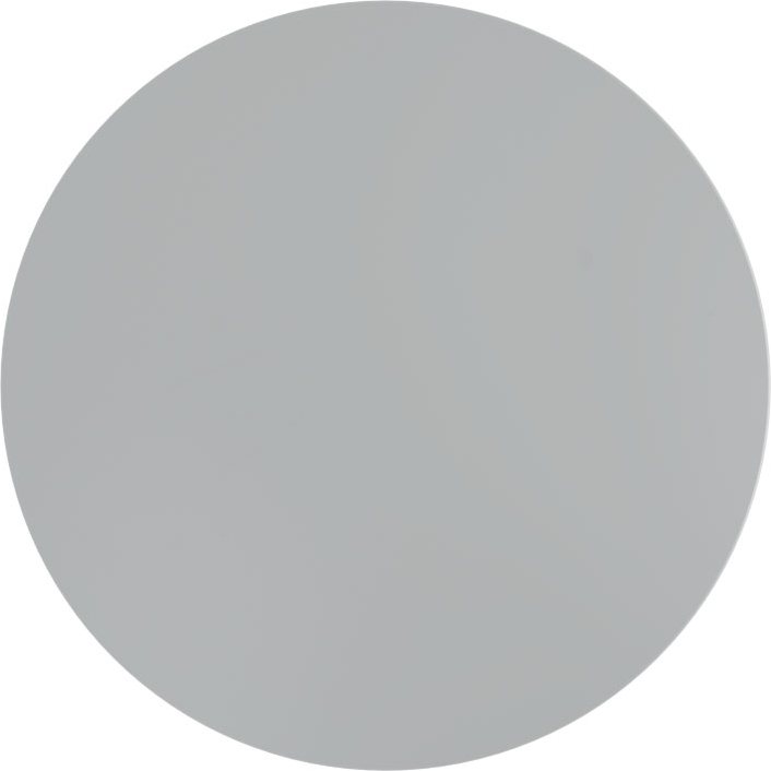 215-000016 Επιφάνεια τραπεζιού Skyline pakoworld Werzalit ivory Φ70εκ πάχους 25mm - Image 1