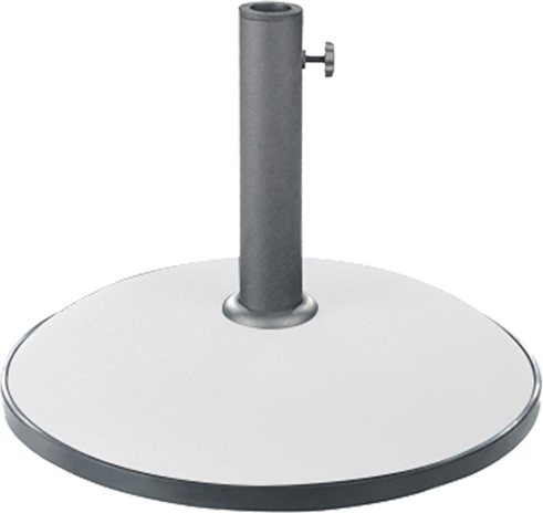 218-000018 Βάση ομπρέλας Zicko pakoworld τσιμέντο λευκό 35kg Φ50εκ - Image 1