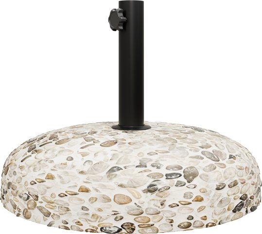 218-000021 Βάση ομπρέλας Nimbus pakoworld τσιμέντο ψηφιδωτή 25kg Φ50εκ - Image 1