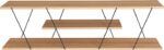 Έπιπλο τηλεόρασης Tars pakoworld sonoma-μαύρο 120x30x33εκ - Image 4