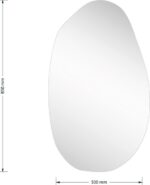 Καθρέπτης Frameless 2 pakoworld 50x1.2x85εκ - Image 3