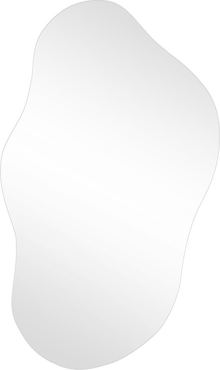 233-000011 Καθρέπτης Ιrregular 2 pakoworld 35x1x60εκ - Image 1