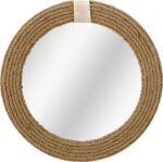 Καθρέπτης Rope pakoworld φυσικό 60x2x60εκ