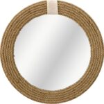 Καθρέπτης Rope pakoworld φυσικό 60x2x60εκ