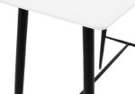 Tραπέζι μπαρ Harriet pakoworld MDF λευκό-μαύρο 120x60x105εκ - Image 4