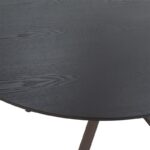 Tραπέζι Cerco pakoworld MDF μαύρο Φ120x75εκ - Image 4