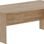 Γραφείο εργασίας Anze pakoworld φυσικό μελαμίνης 180x93.5x75εκ