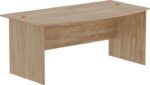 Γραφείο εργασίας Anze pakoworld φυσικό μελαμίνης 180x93.5x75εκ