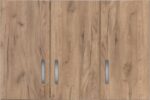 Πατάρι ντουλάπας Zelia pakoworld τρίφυλλο oak 90x42x60εκ - Image 3