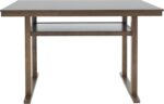 Τραπέζι μπαρ Tenor pakoworld φυσικό ξύλο rubberwood-ΜDF καρυδί 150x90x91.5εκ - Image 3