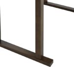 Τραπέζι μπαρ Tenor pakoworld φυσικό ξύλο rubberwood-ΜDF καρυδί 150x90x91.5εκ - Image 6