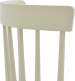 Καρέκλα Larus pakoworld φυσικό ξύλo rubberwood ανθρακί-λευκό 50x49x90εκ. - Image 5