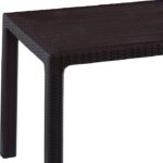 Τραπέζι Explore pakoworld με UV protection PP καφέ 150x90x73.5εκ - Image 2