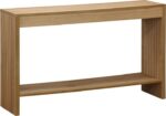 Κονσόλα Focused pakoworld MDF φυσικό 120x35x74εκ - Image 2