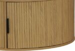Τραπέζι σαλονιού Scandi pakoworld MDF σε φυσική απόχρωση Φ80x35.5εκ - Image 4