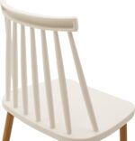 Σκαμπό μπαρ Aurora pakoworld λευκό pp-φυσικό πόδι 42x47x109εκ - Image 6