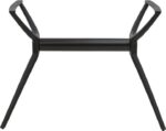 Βάση τραπεζιού Herno pakoworld μαύρο pp 106x61x73εκ - Image 2