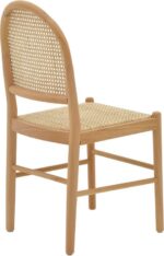 Καρέκλα Alessia pakoworld ξύλο οξιάς-rattan φυσικό 43x44x89εκ - Image 2