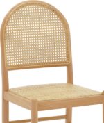 Καρέκλα Alessia pakoworld ξύλο οξιάς-rattan φυσικό 43x44x89εκ - Image 6
