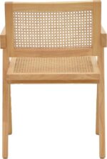 Πολυθρόνα Winslow pakoworld φυσικό rubberwood 52x59x79εκ - Image 6