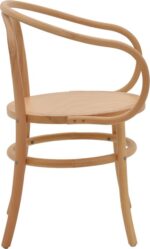 Πολυθρόνα Verfie pakoworld φυσικό ξύλο οξιάς 55x50x83εκ - Image 4