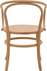 Πολυθρόνα Verfie pakoworld φυσικό ξύλο οξιάς 55x50x83εκ - Image 6