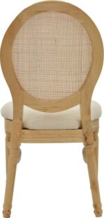 Καρέκλα Canco pakoworld φυσικό rubberwood-φυσικό rattan 50x53x98εκ - Image 5