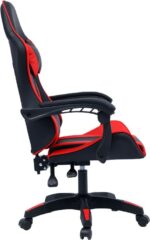 Καρέκλα γραφείου gaming William pakoworld PU μαύρο-κόκκινο - Image 5