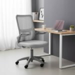 Καρέκλα γραφείου εργασίας Annalise pakoworld mesh γκρι 57x53x100εκ - Image 2
