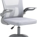 Καρέκλα γραφείου εργασίας Annalise pakoworld mesh γκρι 57x53x100εκ