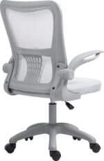 Καρέκλα γραφείου εργασίας Annalise pakoworld mesh γκρι 57x53x100εκ - Image 4