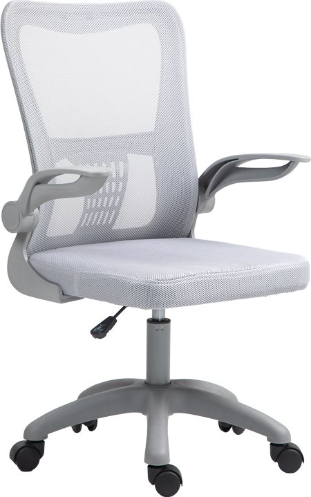 275-000017 Καρέκλα γραφείου εργασίας Annalise pakoworld mesh γκρι 57x53x100εκ - Image 1