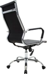 Καρέκλα γραφείου διευθυντή Valter pakoworld μαύρο pu 55.5x58x108εκ - Image 2