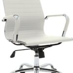 Καρέκλα γραφείου διευθυντή Valter pakoworld λευκό pu 55.5x58x108εκ
